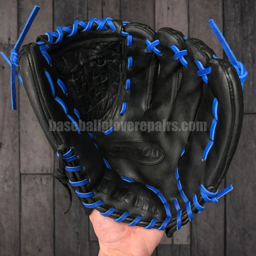 Leather dye, faded to black